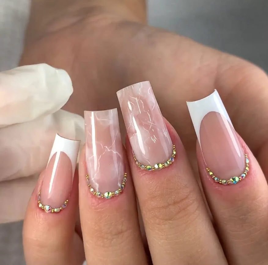 لاک گلیتری با آمبره رنگ سال