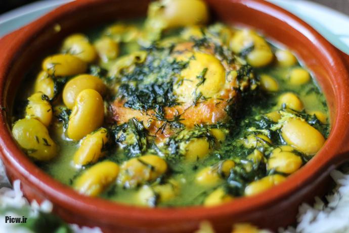 خورشت باقالا قاتق