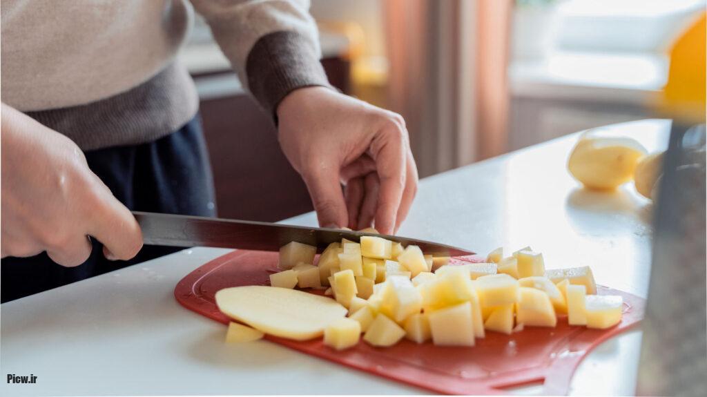 خوراک سیبزمینی و پیاز