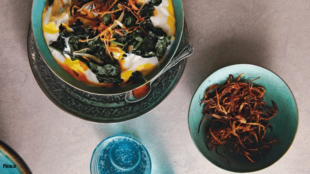 خوراک بورانی اسفناج