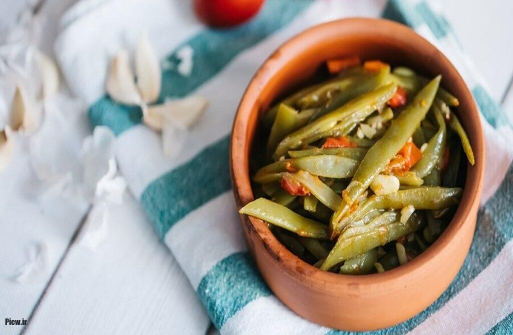 خوراک لوبیا سبز