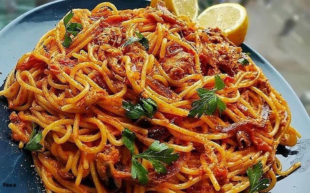 خوراک ماکارونی ایرانی