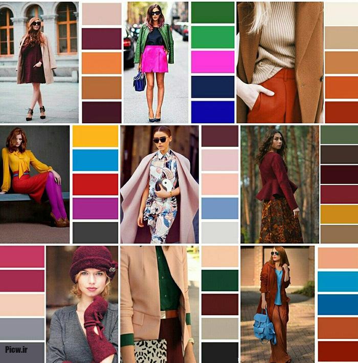 ترکیب رنگ و لباس