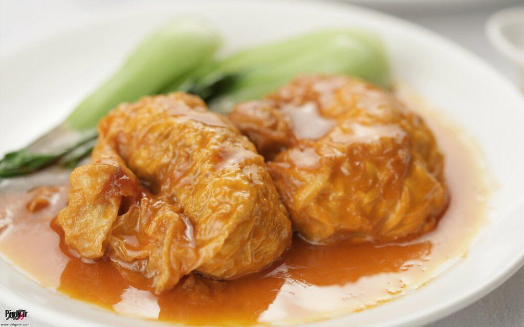 خوراک دلمه کلم