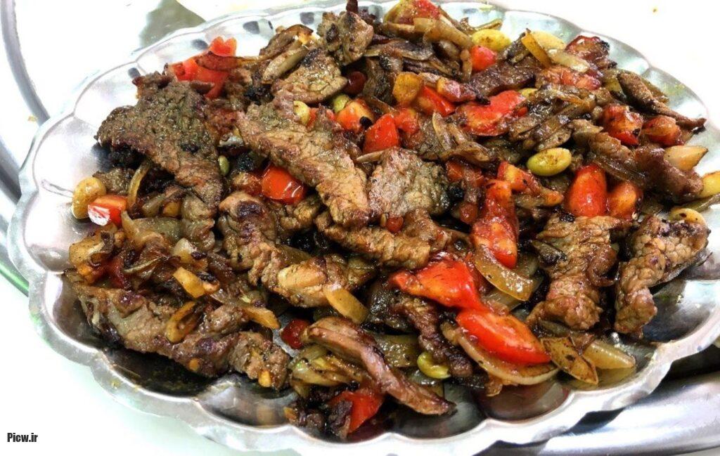 خوراک دل و قلوه