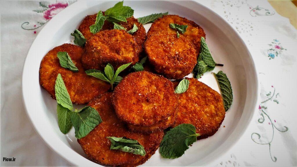 خوراک کتلت بادمجان