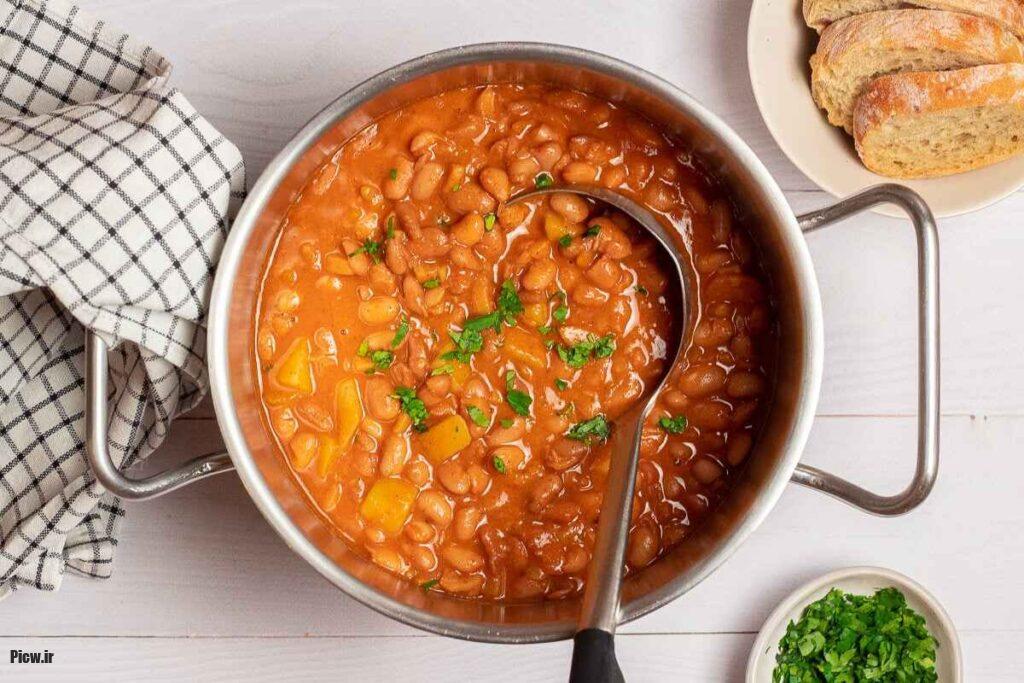 خوراک لوبیا چیتی