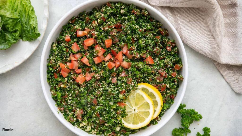 سالاد تبوله لبنانی