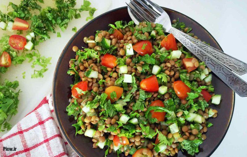 سالاد تبوله لبنانی