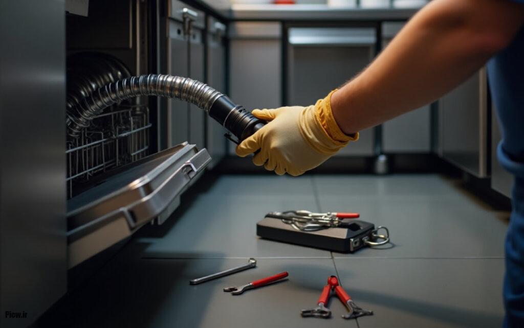 کاهش فشار آب ظرفشویی