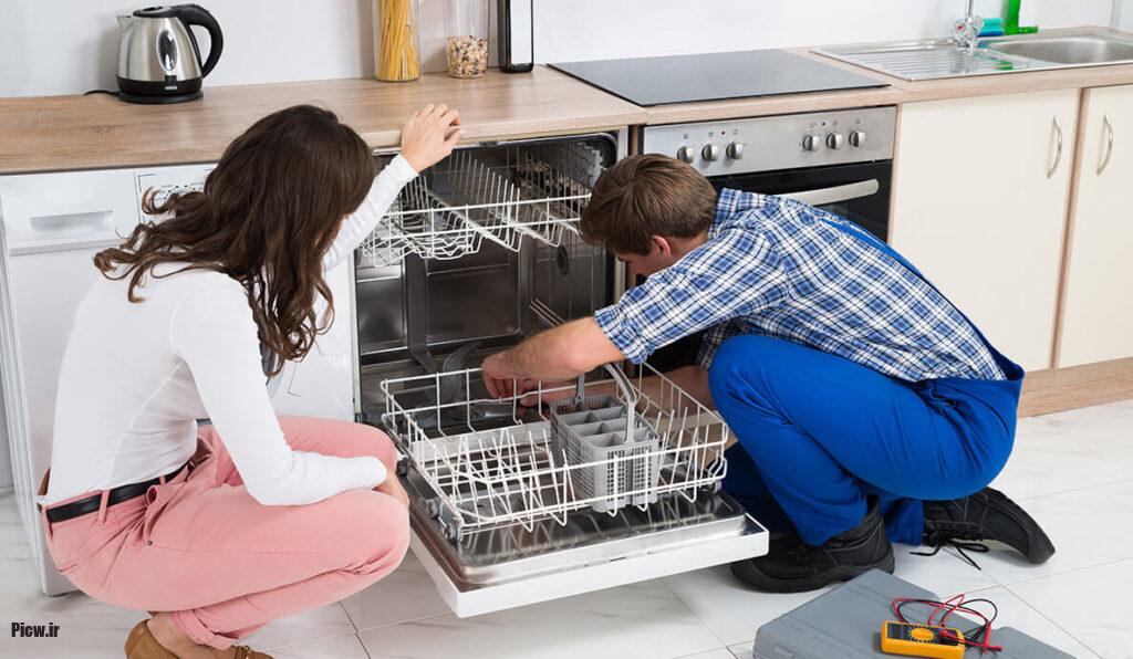 خرابی المنت حرارتی ظرفشویی