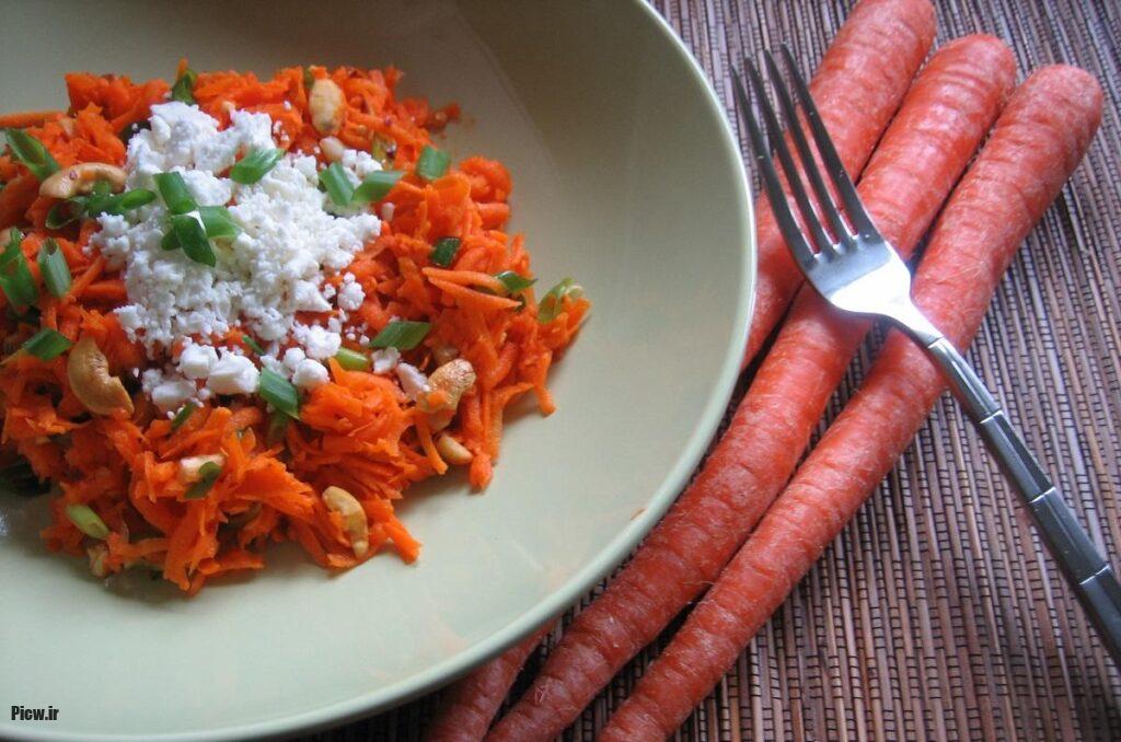 سالاد هویج و کشمش