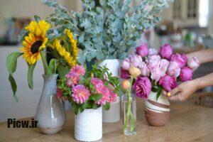 افزایش عمر گل‌های شاخه بریده