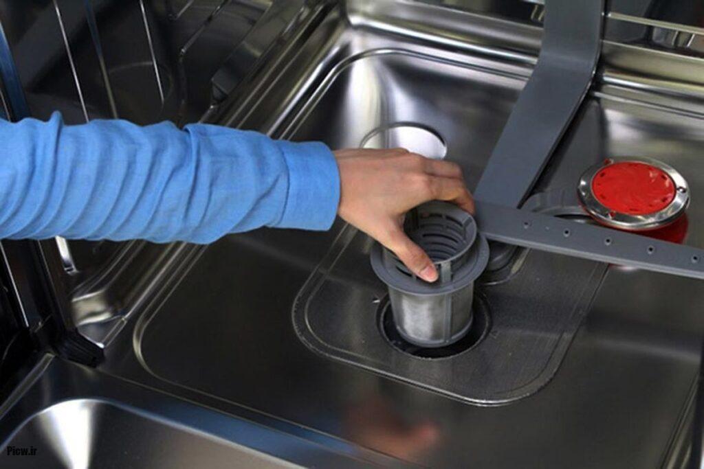 گرفتگی فیلتر کف ظرفشویی