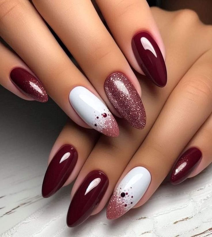 لاک گلیتری ترکیب با آمبره سال