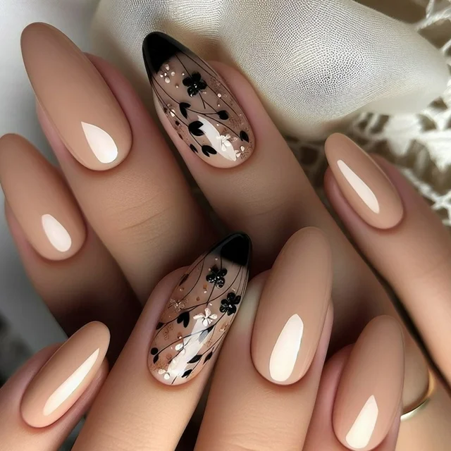 لاک گلیتری با آمبره رنگ سال