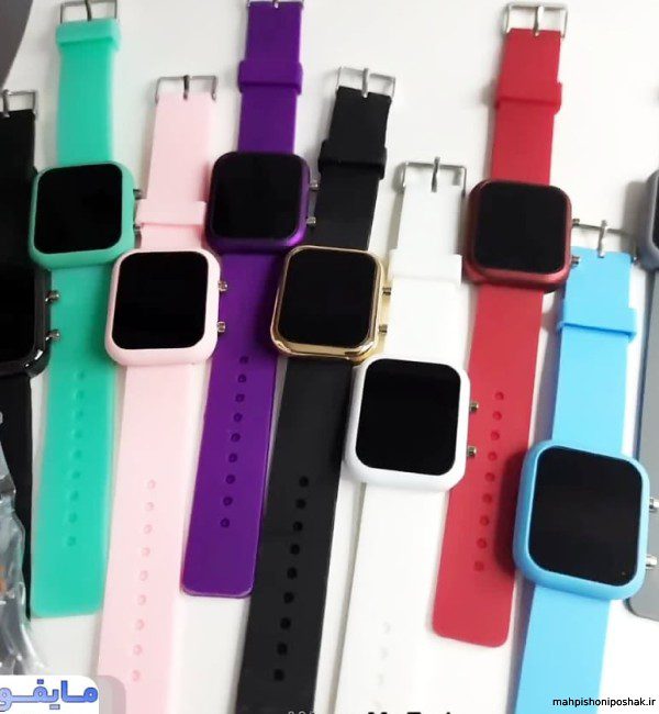 ساعت دخترانه با رنگهای ملایم