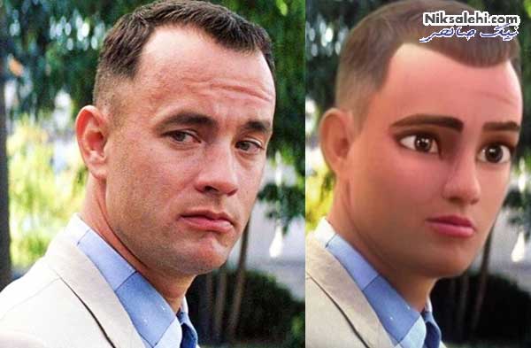 اگر شخصیتهای معروف فیلمها در کارتونهای دیزنی بودند + تصاویر تام هنکس در فیلم فارست گامپ یکی از معروف ترین فیلم هایش