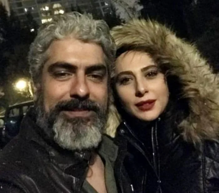 مهدی پاکدل و همسرش رعنا آزادی ور