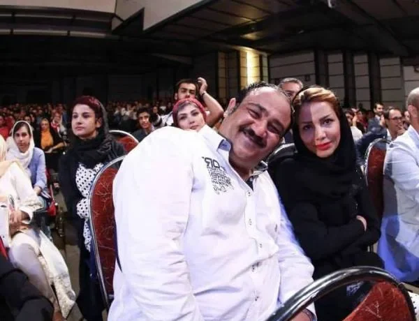 عکس مهران غفوریان در کنار همسرش