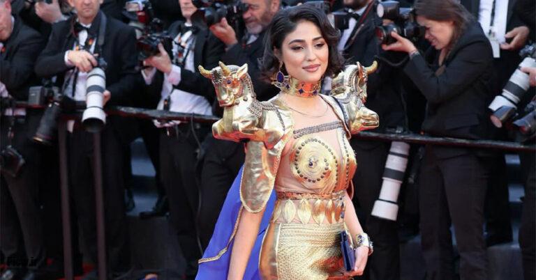 رامینا ترابی روی فرش قرمز کن