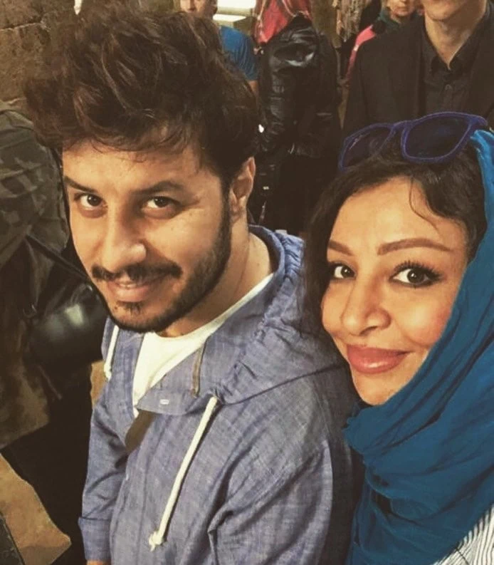 جواد عزتی و همسرش جواد عزتی و همسرش