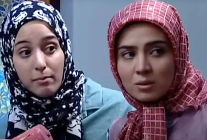 آناهیتا افشار و سولماز آقمقانی در نمایی از سریال سه در چهار
