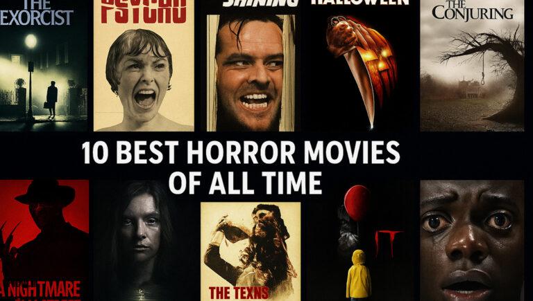 پوستر ۱۰ فیلم ترسناک برتر تاریخ سینما