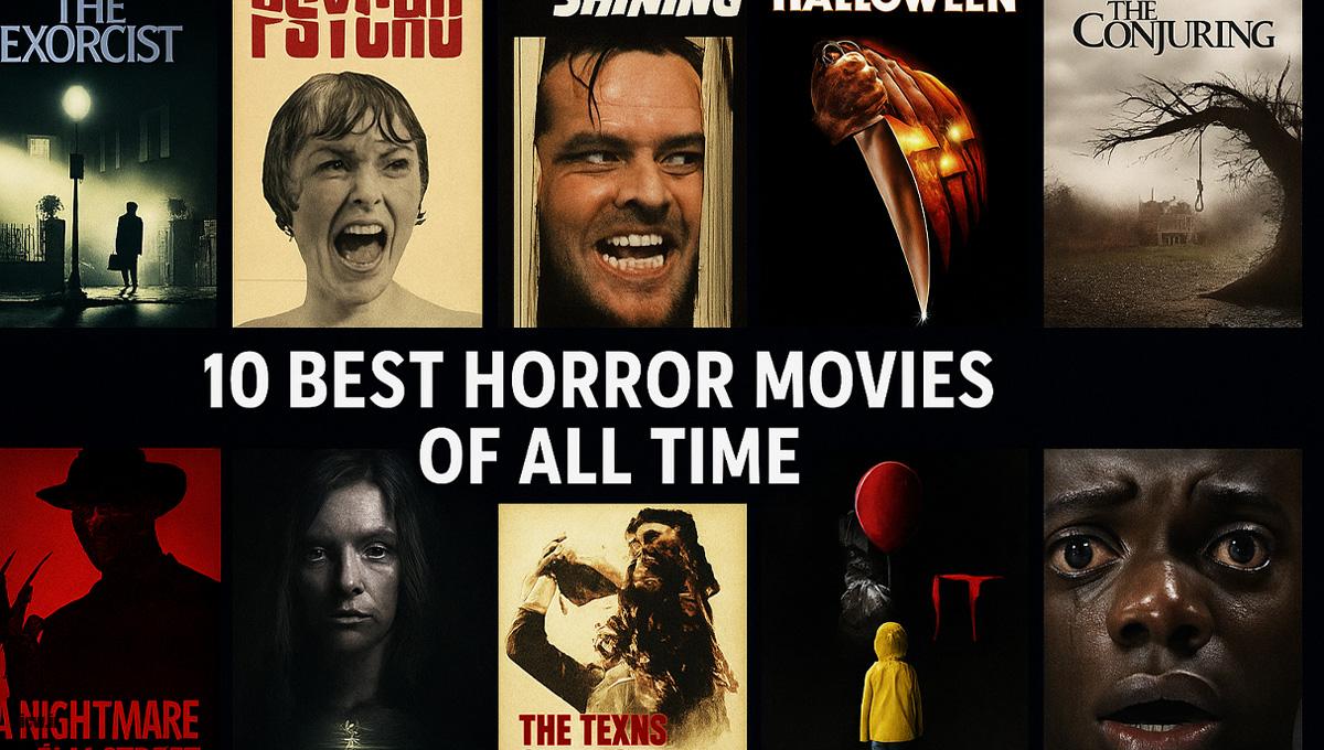 پوستر ۱۰ فیلم ترسناک برتر تاریخ سینما