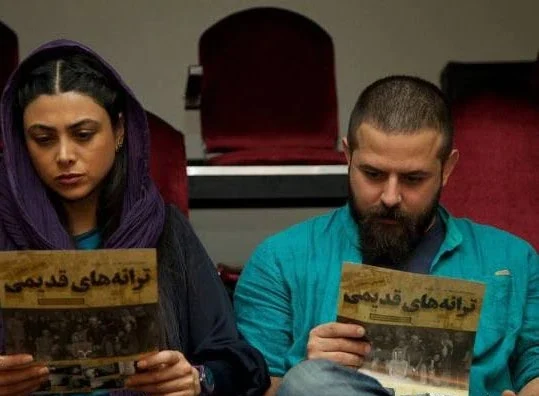 هومن سیدی در کنار همسر سابقش آزاد صمدی