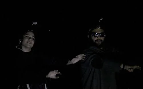 4. صابر ابر و سحر دولتشاهی در تئاتر دراکولا