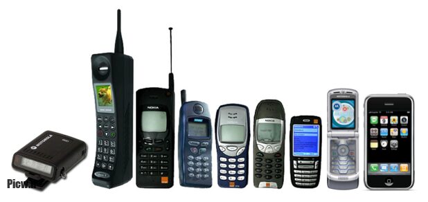 cell phone evolution iphone تکامل گوشی ها