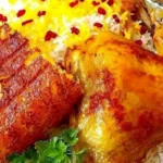 زرشک‌پلو با مرغ