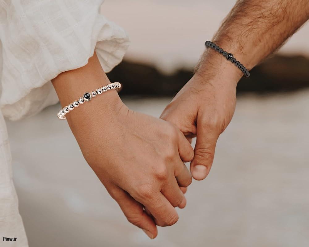 دستبند مهرهای شیک و مدرن | راهنمای خرید و انتخاب بهترین مدلها دستبند-مهره-ای