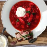 بورش اوکراینی؛ سوپ سنتی با چغندر قرمز