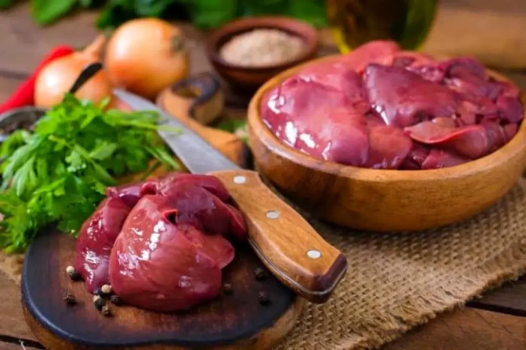 خوراک دل و قلوه