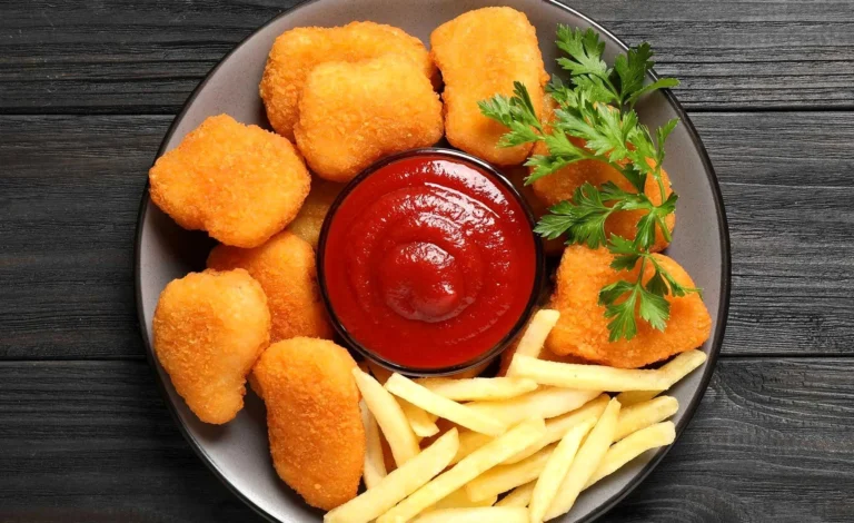 خوراک ناگت سبزیجات