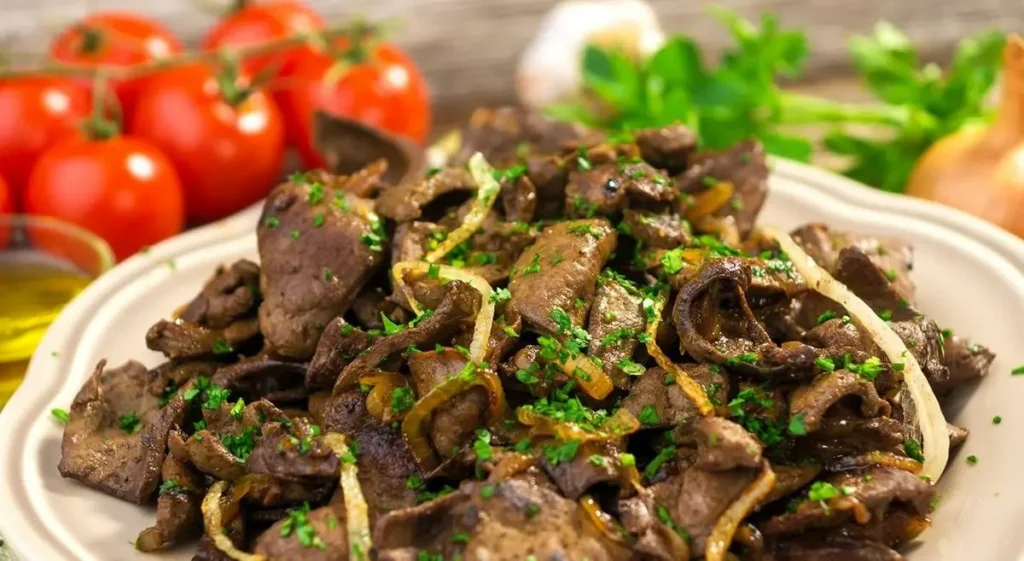 خوراک دل و قلوه