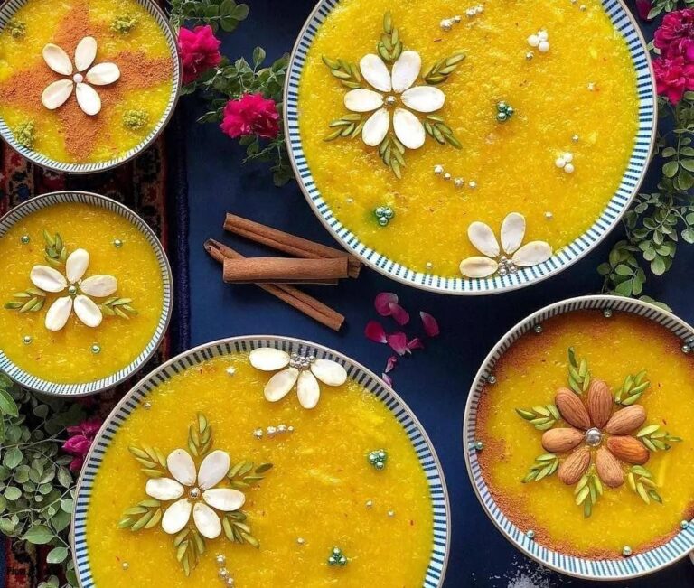 شله‌زرد زعفرانی