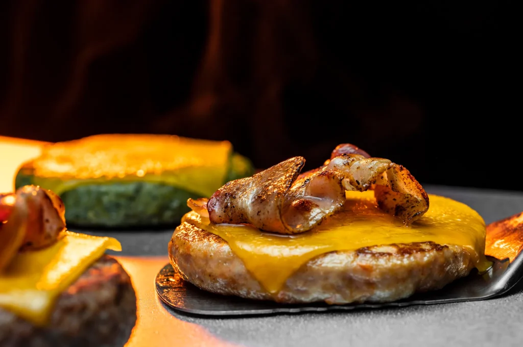 خوراک برگر خانگی