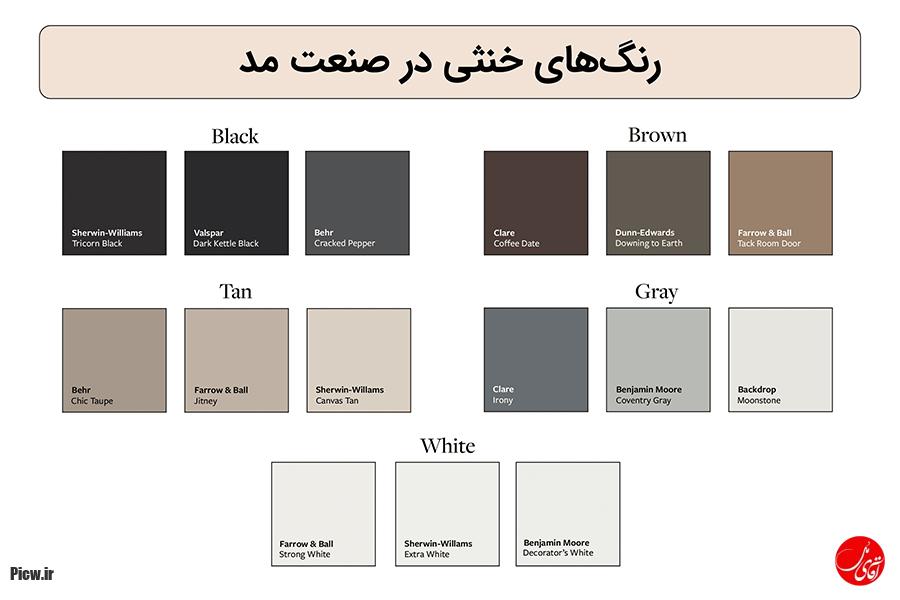 ترکیب رنگ و لباس