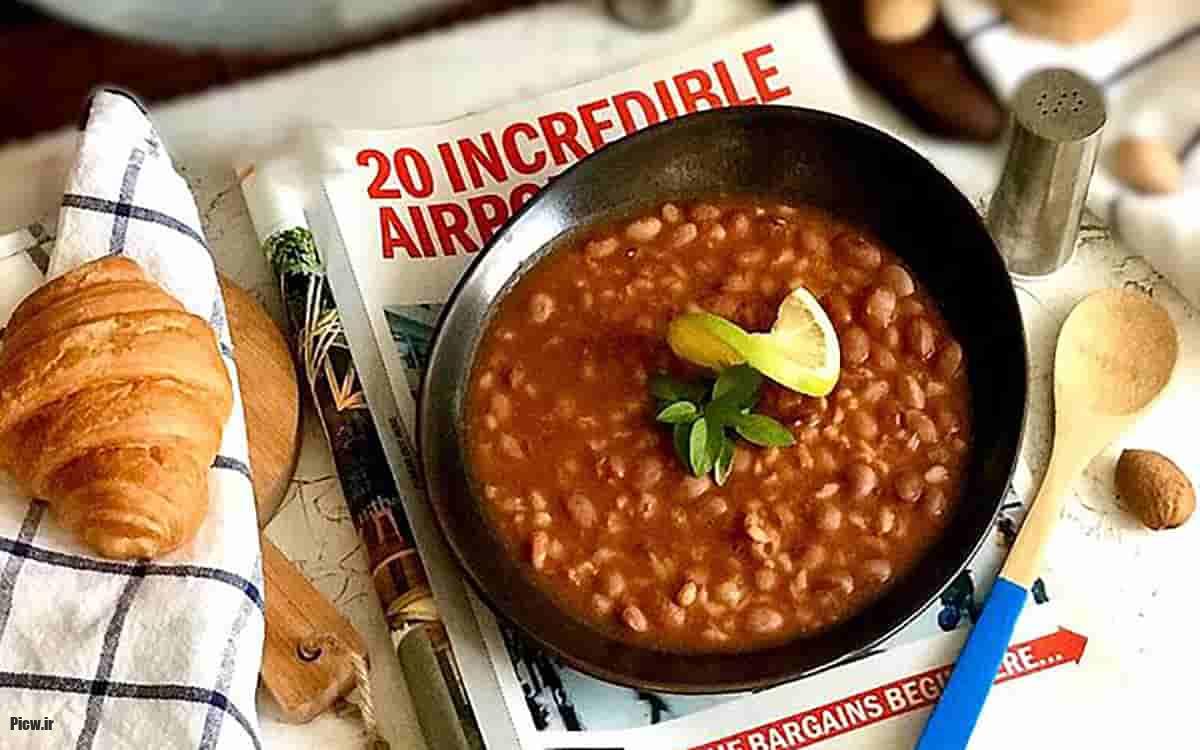 خوراک لوبیا چیتی