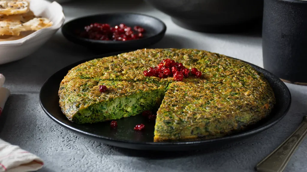 خوراک کوکو سبزی