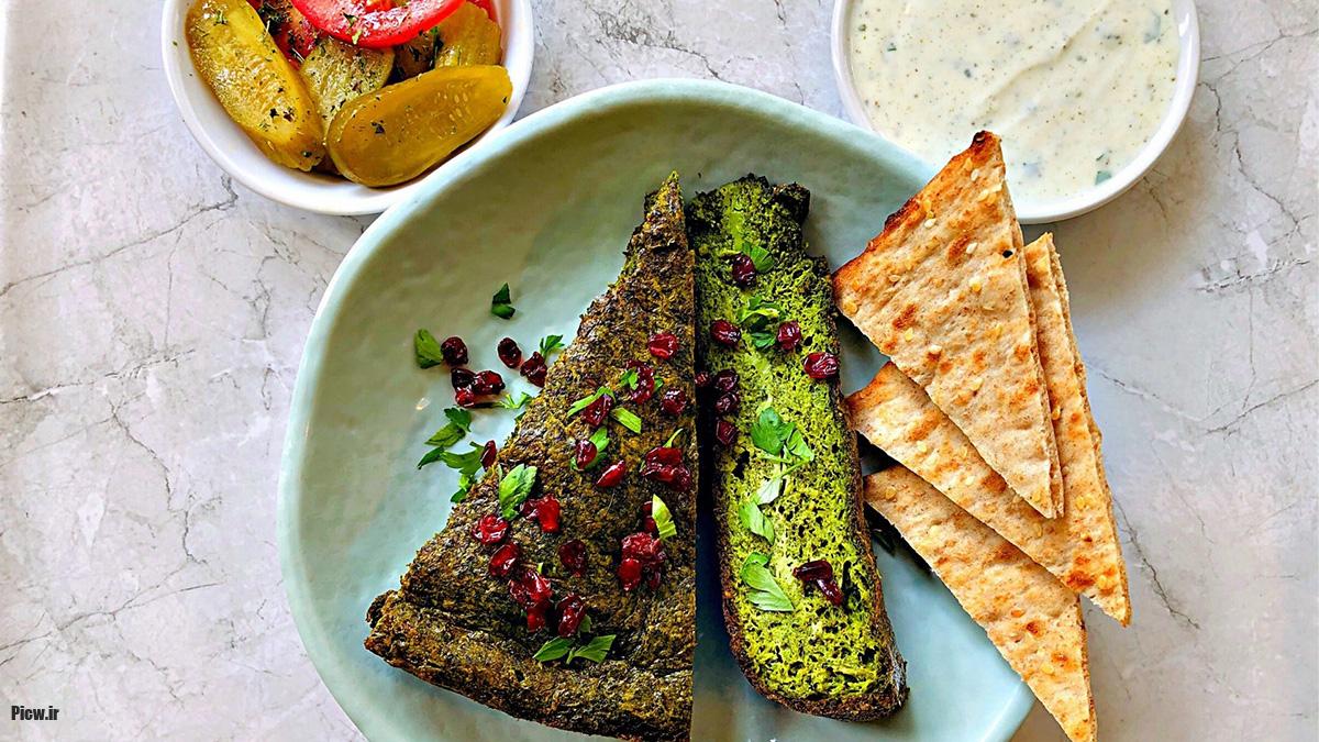 خوراک کوکو سبزی