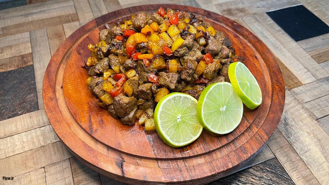 خوراک دل و قلوه