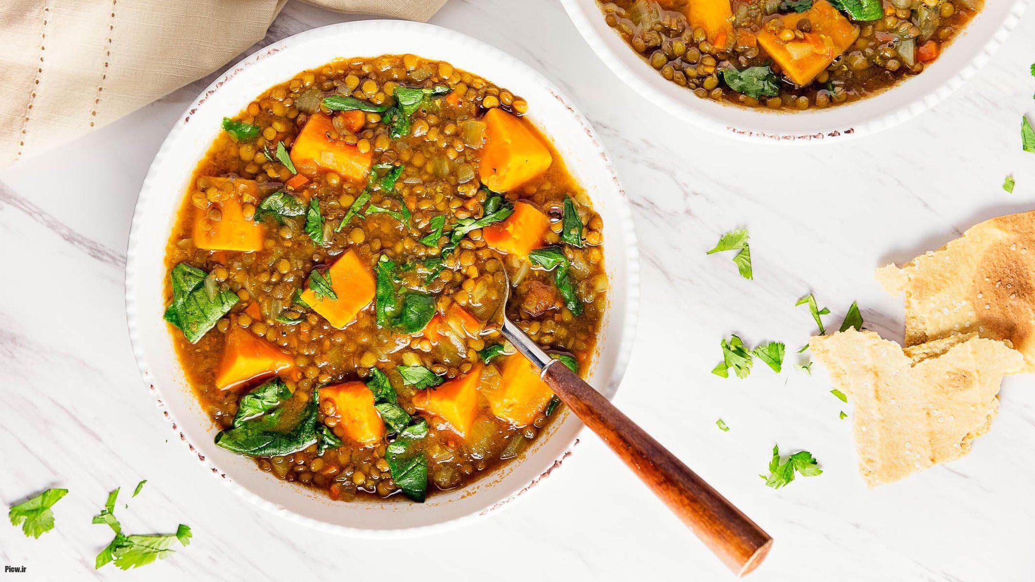 خوراک دال عدس