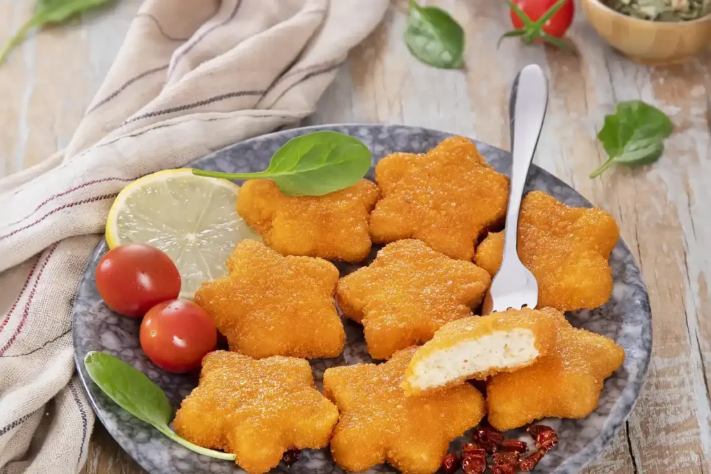 خوراک ناگت مرغ