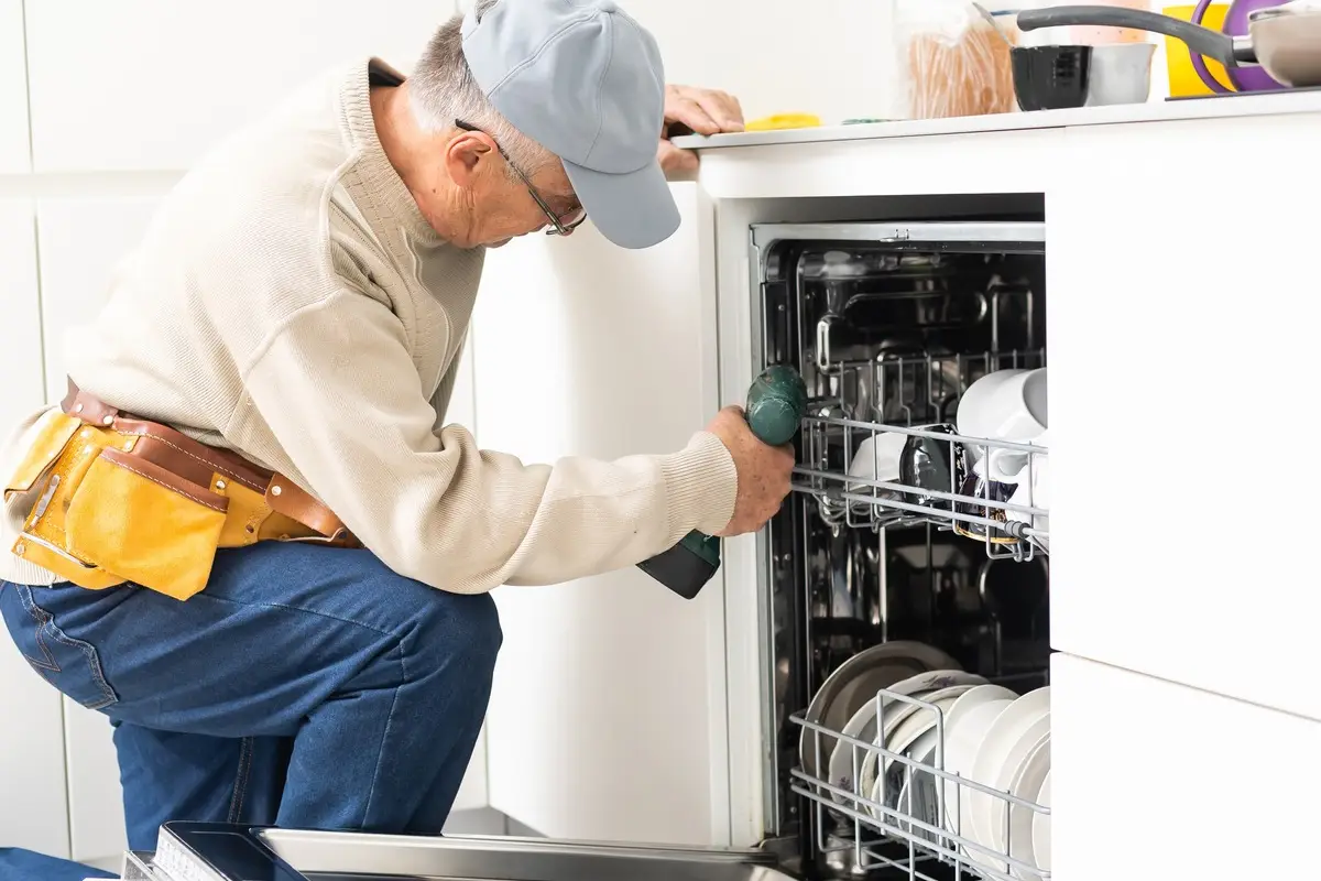 رسوب در شیر برقی ظرفشویی