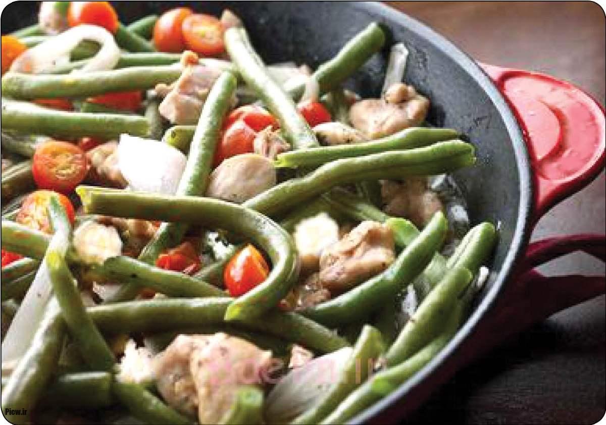 سالاد لوبیا سبز