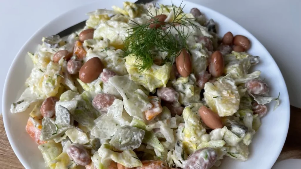 سالاد لوبیا چیتی